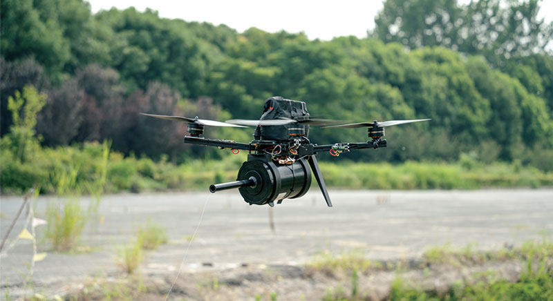 Mga kalamangan at aplikasyon ng UAV fiber optika