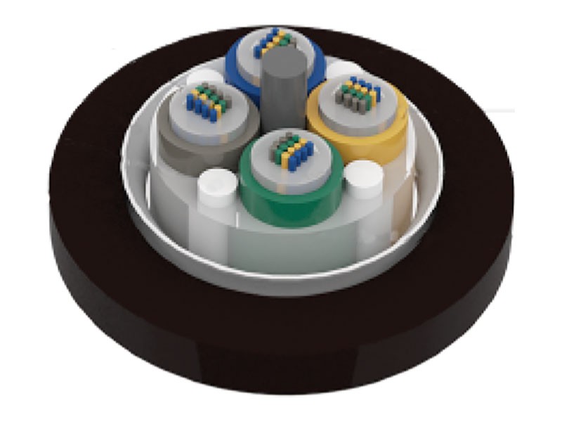 Maluwag-tube stranded non-armored loose-tube stranded non-armored optical fiber tape cable gydta