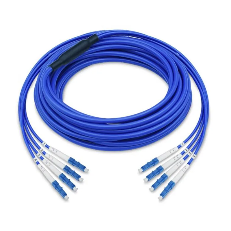 Quad LCUPC-LCUPC Rodent-Proof Dielectric Patch Cords