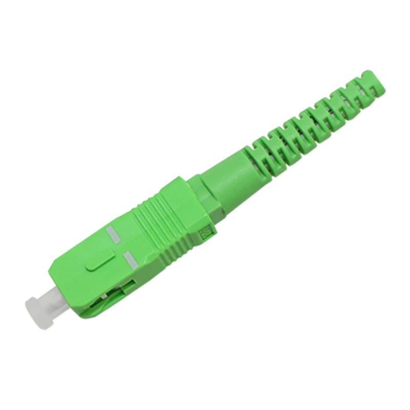 SC/APC flat drop cable connector
